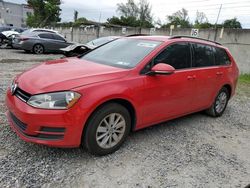 2016 Volkswagen Golf Sportwagen S en venta en Opa Locka, FL