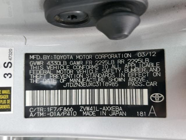 2012 Toyota Prius V