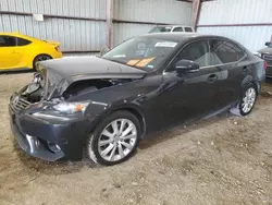 Salvage cars for sale at Houston, TX auction: 2015 Lexus IS 250