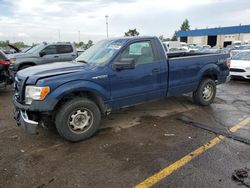 Salvage cars for sale at Woodhaven, MI auction: 2012 Ford F150