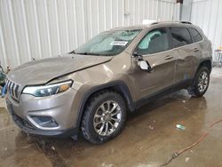 Carros salvage para piezas a la venta en subasta: 2019 Jeep Cherokee Latitude Plus