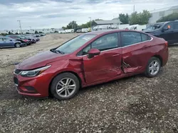 Salvage cars for sale at Franklin, WI auction: 2018 Chevrolet Cruze LT