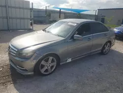 Mercedes-Benz salvage cars for sale: 2011 Mercedes-Benz C 300 4matic