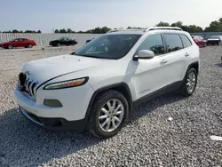 Jeep salvage cars for sale: 2015 Jeep Cherokee Limited