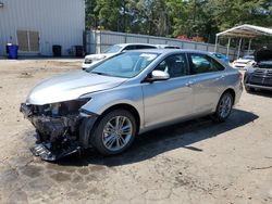 Salvage cars for sale at Austell, GA auction: 2017 Toyota Camry LE