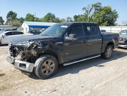 Salvage cars for sale at Wichita, KS auction: 2015 Ford F150 Supercrew