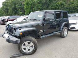 Jeep salvage cars for sale: 2015 Jeep Wrangler Unlimited Sahara