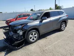 Salvage cars for sale at Van Nuys, CA auction: 2020 Toyota Highlander L