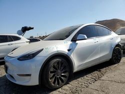 Salvage cars for sale at Colton, CA auction: 2021 Tesla Model Y