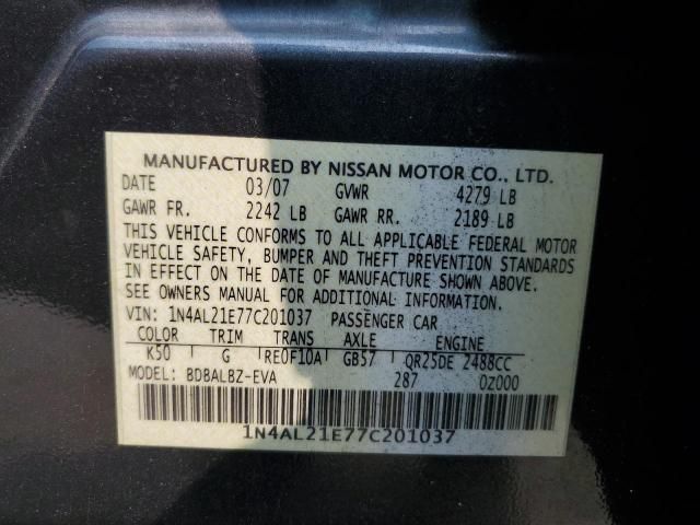 2007 Nissan Altima 2.5