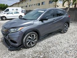 Honda salvage cars for sale: 2019 Honda HR-V Sport