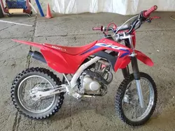 Salvage motorcycles for sale at Windsor, NJ auction: 2024 Honda CRF125 FB