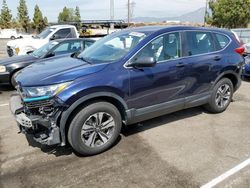 Salvage cars for sale at Rancho Cucamonga, CA auction: 2019 Honda CR-V LX