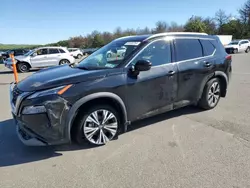 Salvage cars for sale at Brookhaven, NY auction: 2021 Nissan Rogue SV