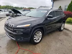 Salvage cars for sale at Louisville, KY auction: 2015 Jeep Cherokee Limited