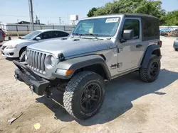 Salvage cars for sale at Oklahoma City, OK auction: 2021 Jeep Wrangler Sport