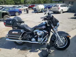 Salvage motorcycles for sale at Ellwood City, PA auction: 2007 Harley-Davidson Flhtcui