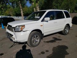 Salvage cars for sale at Portland, OR auction: 2007 Honda Pilot EXL