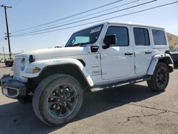 Salvage cars for sale at Colton, CA auction: 2023 Jeep Wrangler Sahara 4XE