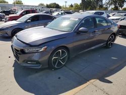 Salvage cars for sale at Sacramento, CA auction: 2019 Honda Accord Sport