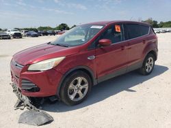 Salvage cars for sale from Copart San Antonio, TX: 2014 Ford Escape SE