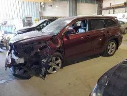 Salvage cars for sale at Eldridge, IA auction: 2014 Toyota Highlander Limited