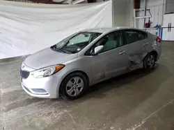 Salvage cars for sale at North Billerica, MA auction: 2016 KIA Forte LX