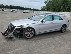 Mercedes-Benz salvage cars for sale: 2016 Mercedes-Benz S 550