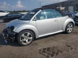 Salvage cars for sale at Fredericksburg, VA auction: 2006 Volkswagen New Beetle Convertible Option Package 2