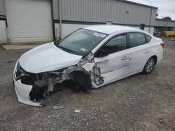 Salvage cars for sale at Leroy, NY auction: 2018 Nissan Sentra S