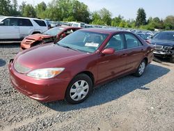 Salvage cars for sale at Portland, OR auction: 2002 Toyota Camry LE