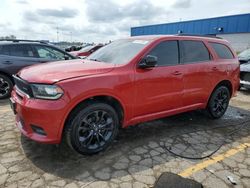 Salvage cars for sale at Woodhaven, MI auction: 2019 Dodge Durango GT