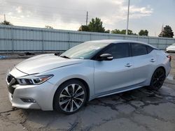 Salvage cars for sale from Copart Littleton, CO: 2016 Nissan Maxima 3.5S