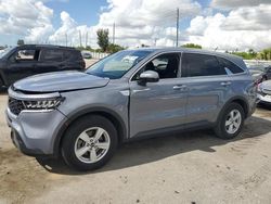 Salvage cars for sale at Miami, FL auction: 2021 KIA Sorento LX