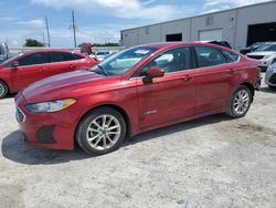 Salvage cars for sale at Jacksonville, FL auction: 2019 Ford Fusion SE