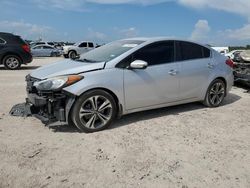 Salvage cars for sale at Houston, TX auction: 2016 KIA Forte EX