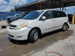 Toyota salvage cars for sale: 2006 Toyota Sienna XLE