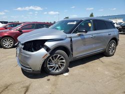 Salvage cars for sale at Woodhaven, MI auction: 2022 Lincoln Corsair