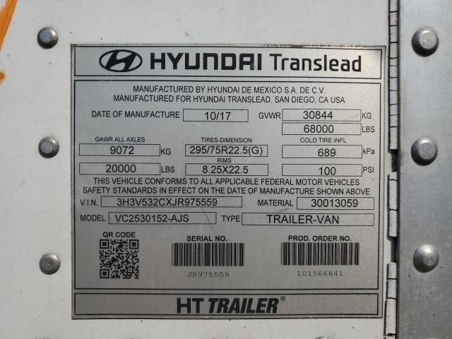 2018 Hyundai Trailer