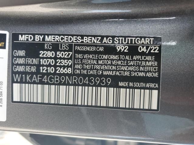 2022 Mercedes-Benz C300