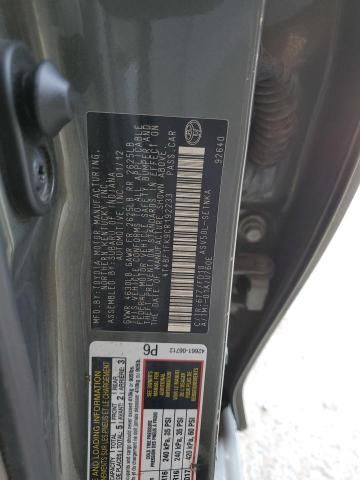 2012 Toyota Camry Base