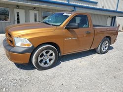 Salvage cars for sale at Earlington, KY auction: 2012 Dodge RAM 1500 ST