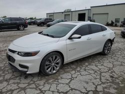 Salvage cars for sale at Kansas City, KS auction: 2016 Chevrolet Malibu Premier