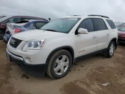 Salvage cars for sale at auction: 2007 GMC Acadia SLT-2