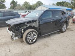 Salvage cars for sale at Wichita, KS auction: 2024 Toyota Highlander LE