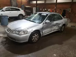 Salvage cars for sale at Ebensburg, PA auction: 2001 Honda Accord EX