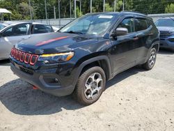 Salvage cars for sale at Savannah, GA auction: 2022 Jeep Compass Trailhawk