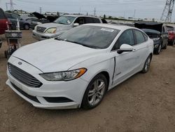 Salvage cars for sale from Copart Elgin, IL: 2018 Ford Fusion SE Hybrid