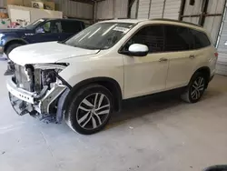 Honda salvage cars for sale: 2016 Honda Pilot Elite