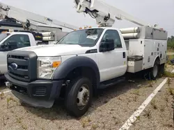 Salvage trucks for sale at Woodhaven, MI auction: 2012 Ford F450 Super Duty